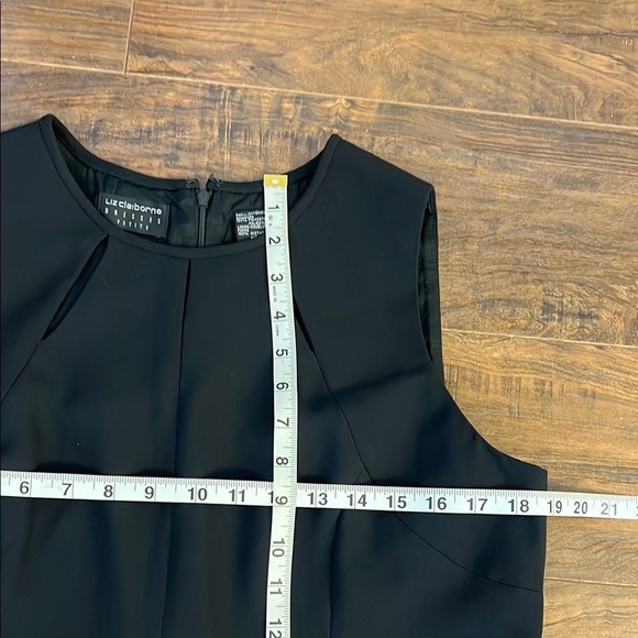 Liz Claiborne Black Sleeveless Halter Mini Dress - Picture 6 of 9